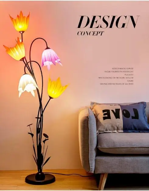 Lambader Piantana Lampara Pie Tripot Stand Light Lampadaire De Salon для гостиной Stehlampe Staande торшер