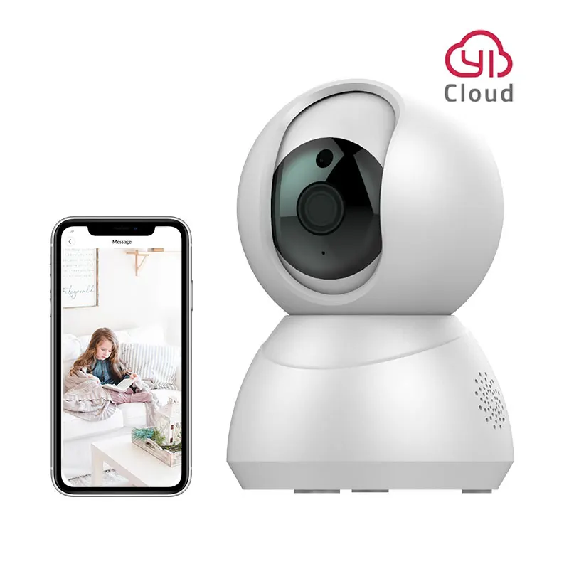 Купольная камера 1080 P, беспроводная домашняя интеллектуальная ip-камера безопасности с датчиком движения, ночное видение, двухстороннее аудио на YI loT APP