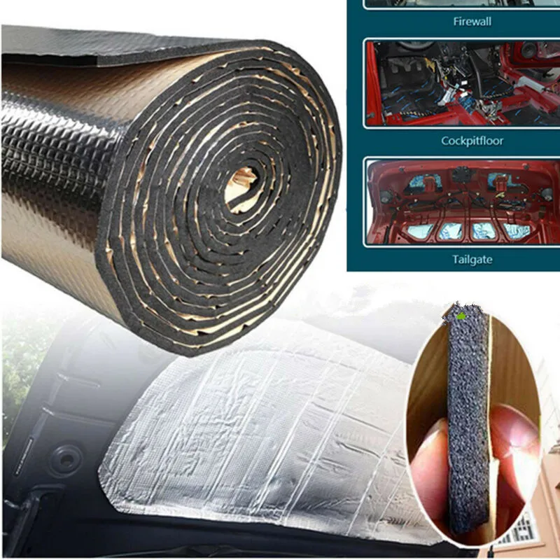 Car Car sound insulation Insulation Soundproof Accessory Firewall Noise Automotive Goods Car Accessories Car Interior Decoration ► Photo 3/6