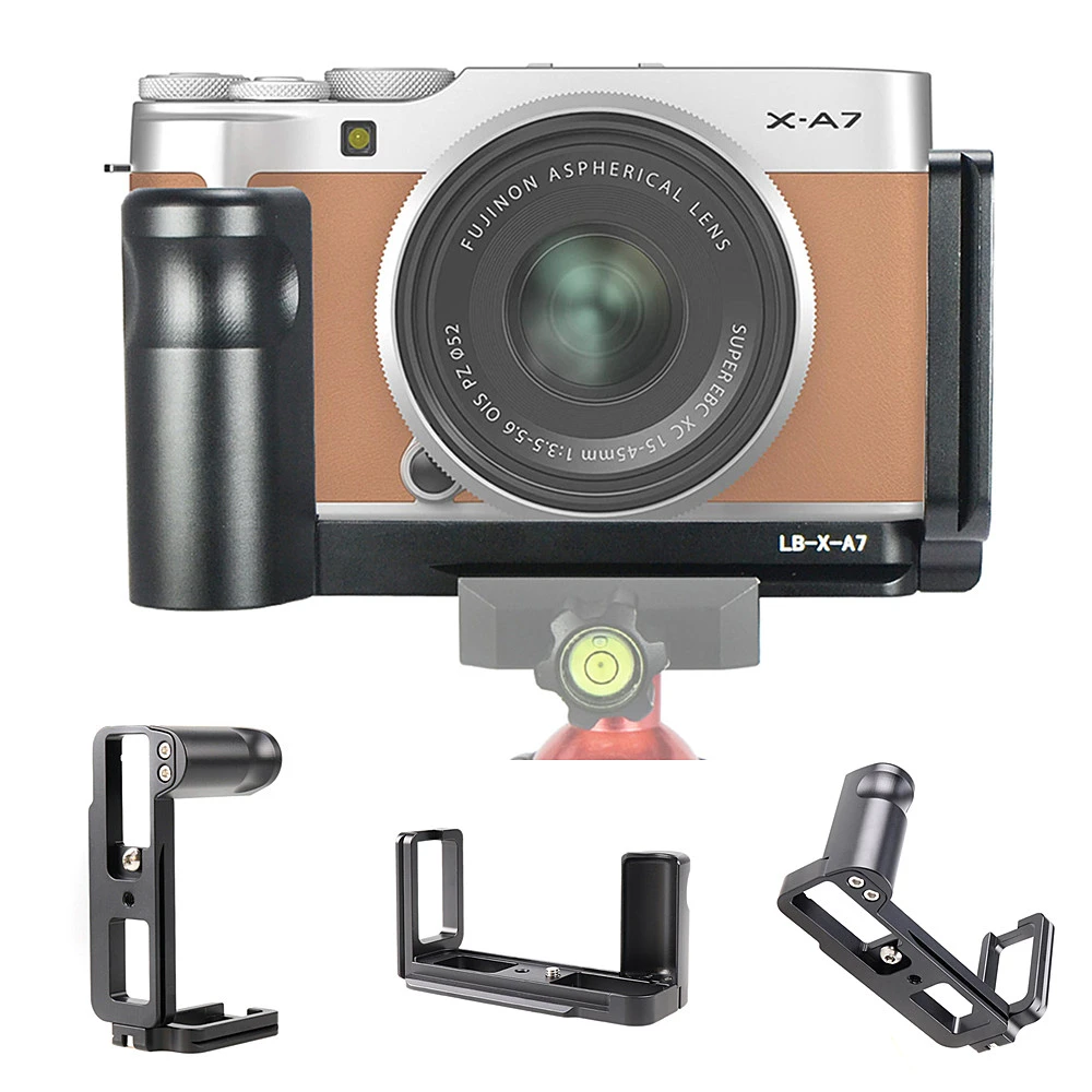 Soporte de placa L de liberación rápida XA7, agarre de mano, X para Fujifilm, para Benro Arca Swiss|Monopié trípode| - AliExpress