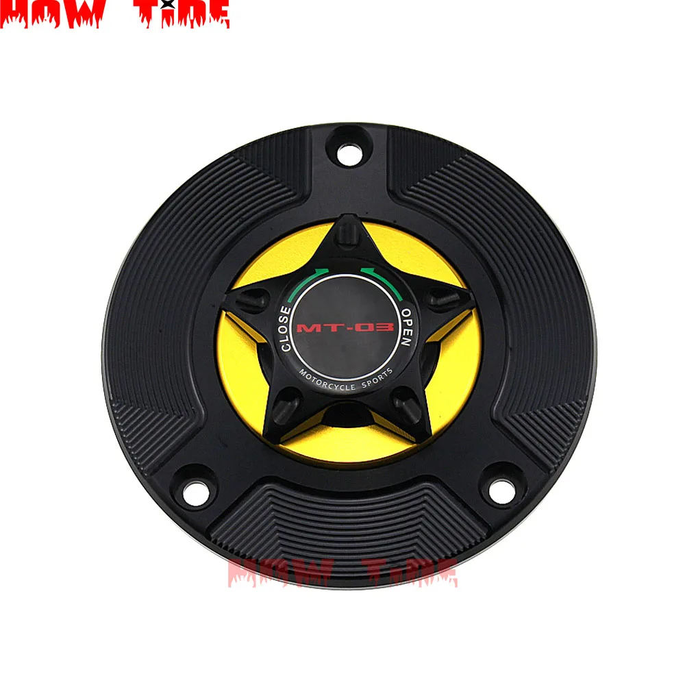 

Логотип 8 видов цветов CNC, алюминиевые аксессуары для мотоциклов без ключа, крышка топливного бака, крышка для Yamaha MT-03 MT03 MT 03 2015 2016 2017