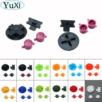 

YuXi 12Set/lot Multi-Color Buttons Keypads A B Buttons For Gameboy Advance Buttons Frame For GB D Pads Power ON OFF Buttons