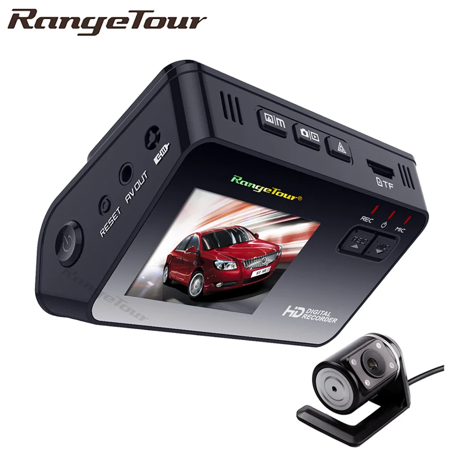 Двойной Объектив Скрытый Автомобильный регистратор DVR B10 Plus Dash Cam Full HD 1080P 170