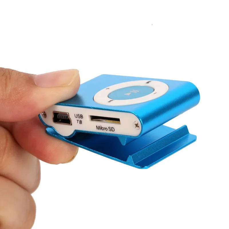 USB металлический мини MP3-плеер с зажимом, спортивный портативный музыкальный цифровой TF/SD слот для карты, плеер mp 3 плеер, карта для бега, переносной мини mp3 Mu
