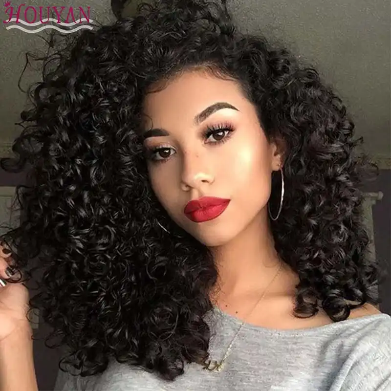 curly synthetic wigs