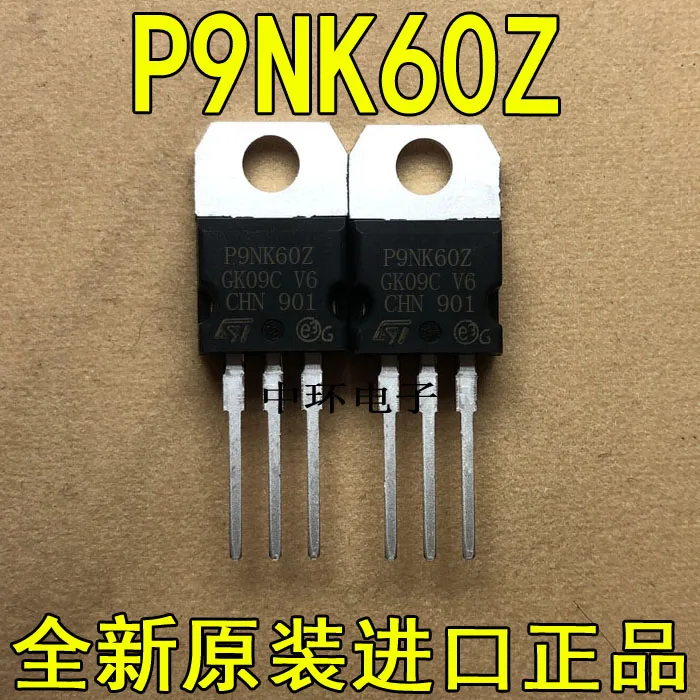 10 шт./лот P9NK60Z STP9NK60Z ST-220 7A 600V