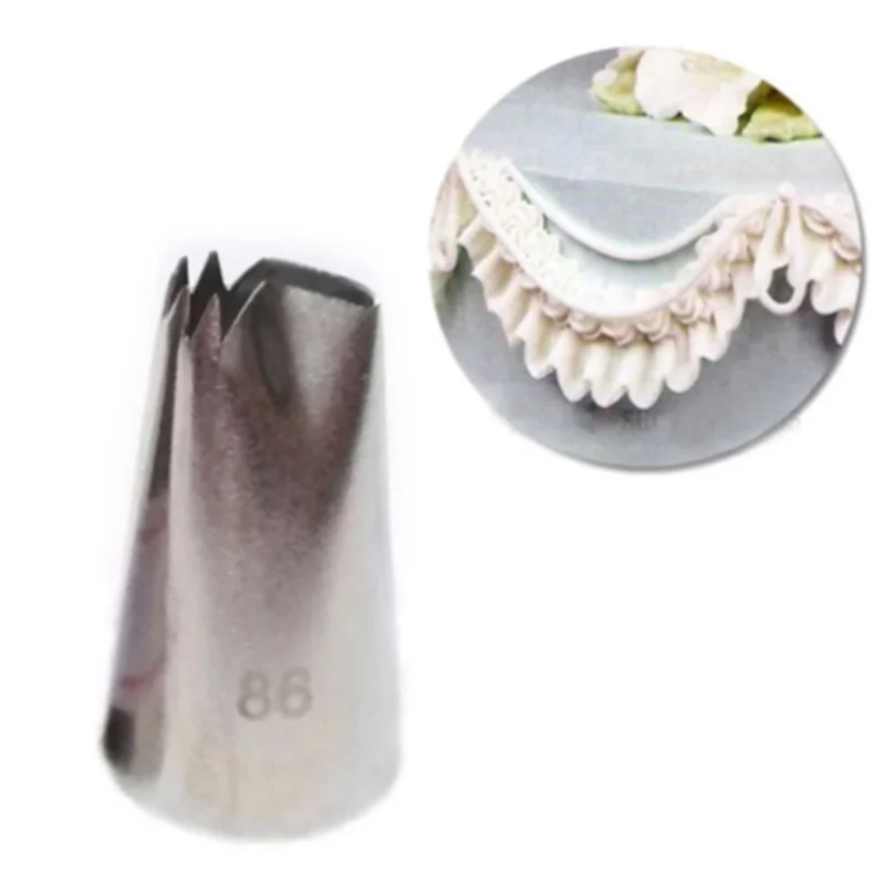 Pastry Nozzles 304 Stainless Steel Lace Icing Piping Tips Cake Decorating Tools