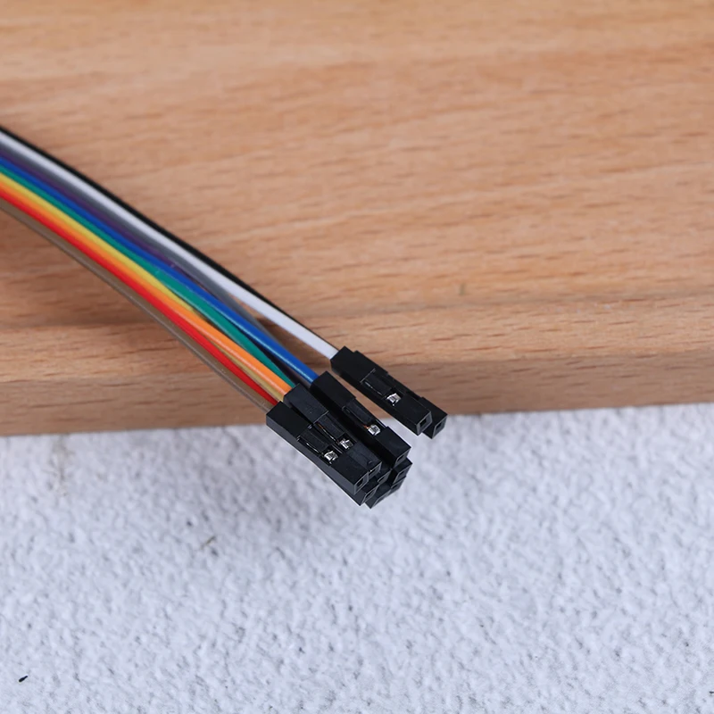 10pcs 20cm High Efficiency Test Hook Clip Logic Analyzer Cable Gripper Probe Test Clamp Kit Yellow/Black/Green 10 pin