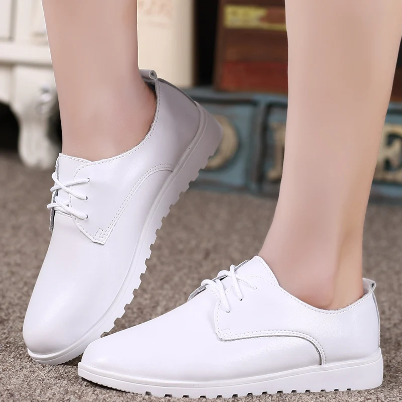 

Plardin Women Flats Spring Fashion Comfort Genuine Leather Flat Shoes Woman Slip On Female Green Emerald Shoes zapatos mujer