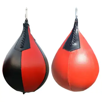

Boxing Pear PU Swivel Punch Bag Punching Exercise Speedball Speed Fitness Ball