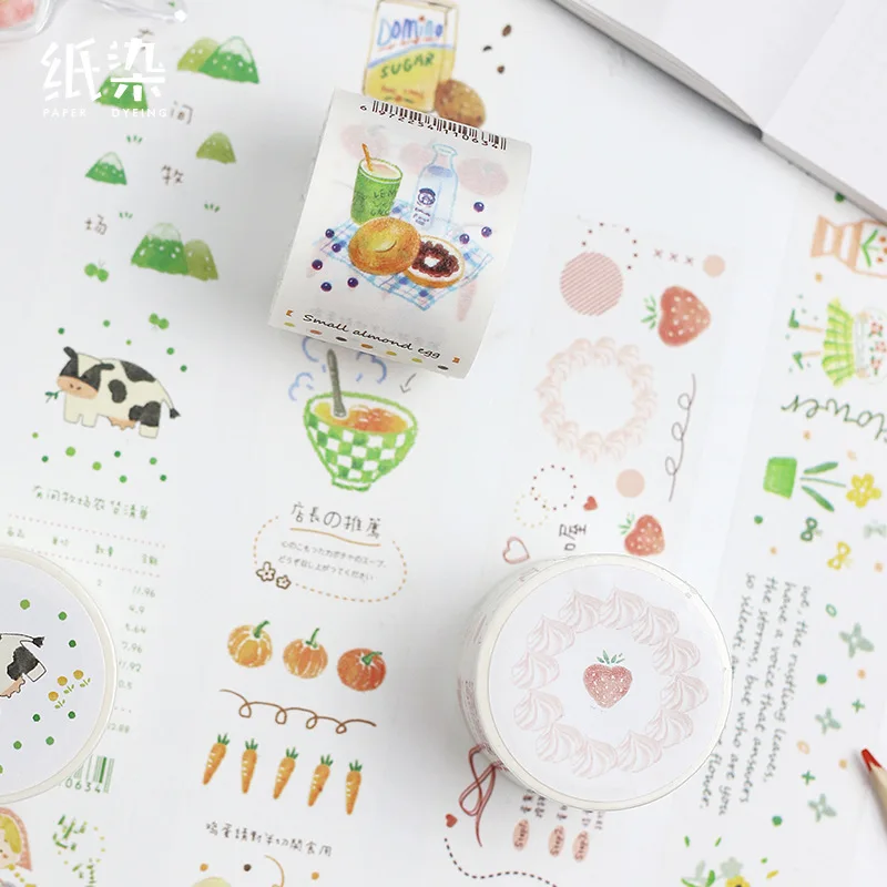 Kwaii Washi Tape Thank You Masking 3.5cm*5m Wide DIY Planner Book Material Student Stationery Adhesive | Канцтовары для офиса и