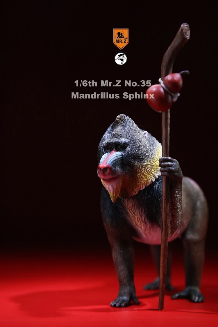 Коллекционная Mr. Z MRZ035 1/6 Мандрель и Львенок Набор фигурок Имитация животных Модель Смола Материал для 12 ''фигурка
