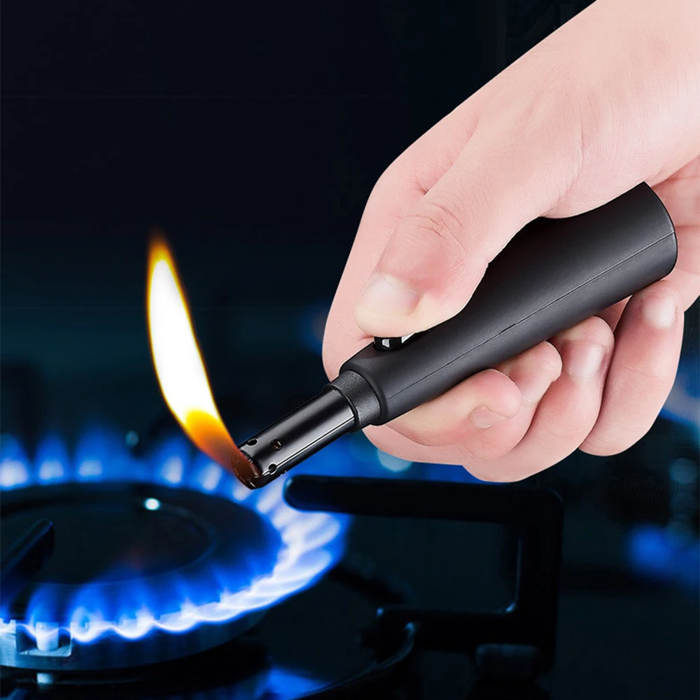Candle Lighter Butane Refillable Gas type Lighter for Smoking, Kitchen, Stove, Outdoor BBQ
