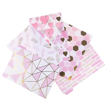 

5pcs/set Creative A5 6hole Hand Account Index Lable Filler For Binders Notebook Separate Page Separation Sheet 5 Sheets