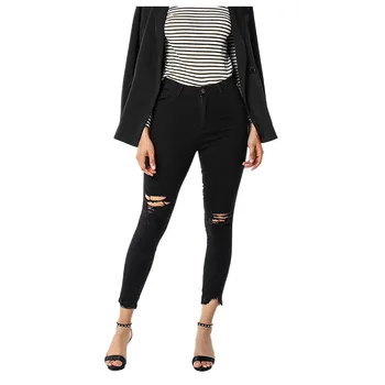

Women Flare High Waist Jeans Button Drawstring Waist Bell Bottom Denim Pants High Waist Jeans plus size Stretch denim pants