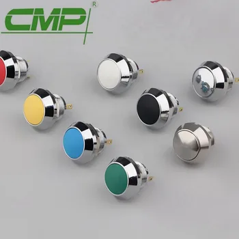 

CMP waterproof stainless steel momentary 12mm small pushbutton switch