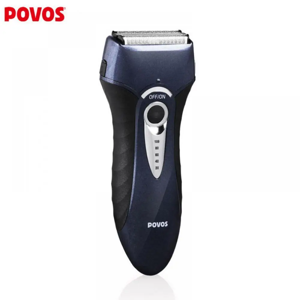 HOT POVOS Men Rechargeable Electric Shaver Fully Washable Triple Blade Razor Foil IPX4 PS8108 | Все для стрижки и бритья
