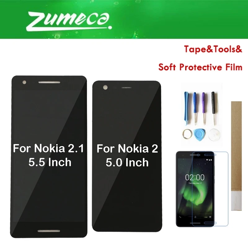 ЖК-дисплей для Nokia 2 1 TA-1080 TA-1084 TA-1092 TA-1093 Nokia2 TA-1007 TA-1029 TA-1023 сенсорный экран +