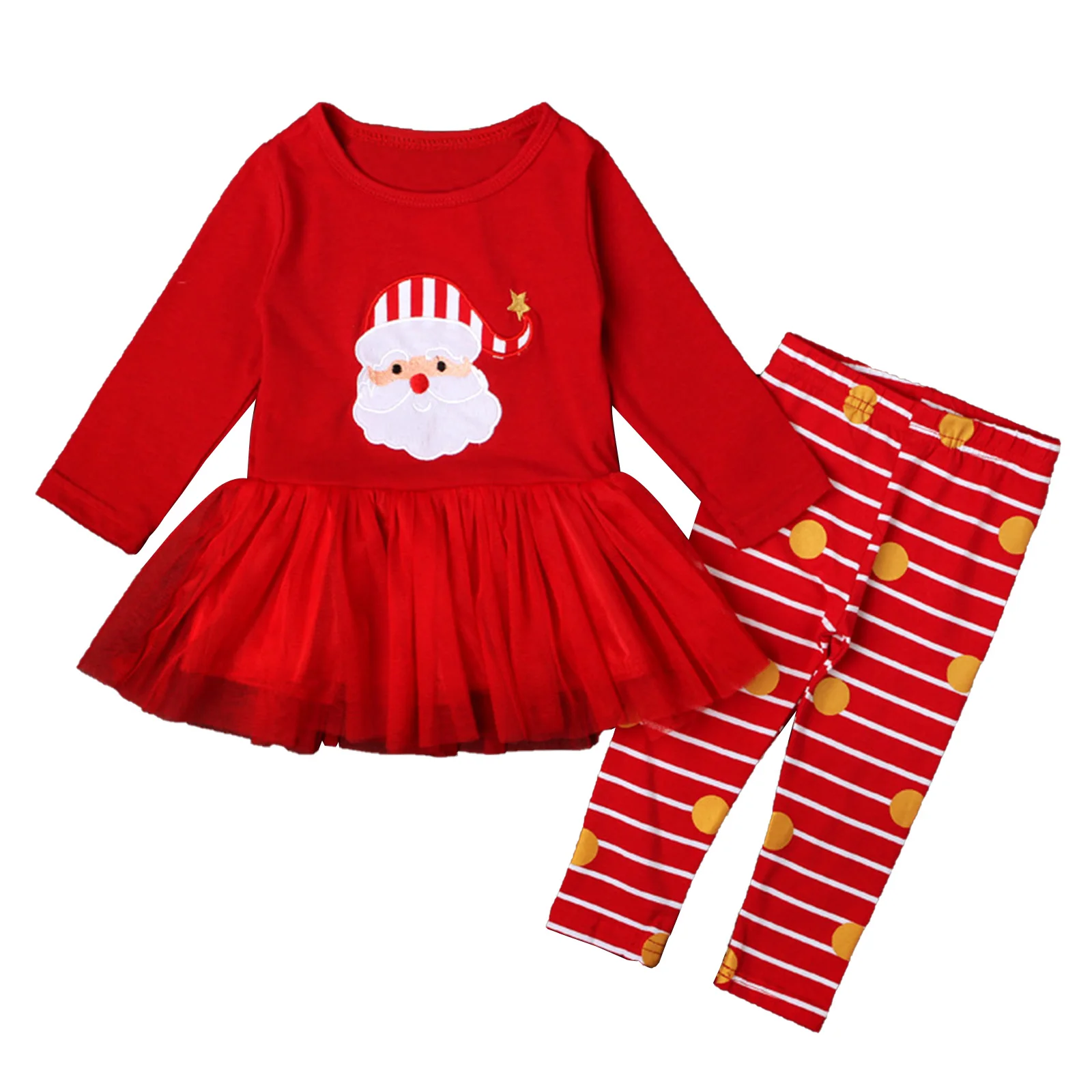 ALMA-PANTS (KIDS) - SANTAS WISHLIST RED X-MAS23