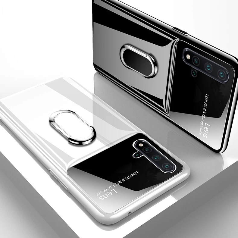 Для huawei honor 20 Pro Чехол роскошные, жесткие, ПК с подставкой Кольцо Магнит тонкий защитный чехол для huawei honor 20 V20 honor 20