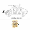 SLUBAN Hummered Jeeped H1 Military Army Assault Car Vehicle Building Bricks Classic Moc Blocks Soldiers Figures Toys Boys Gift ► Photo 3/6
