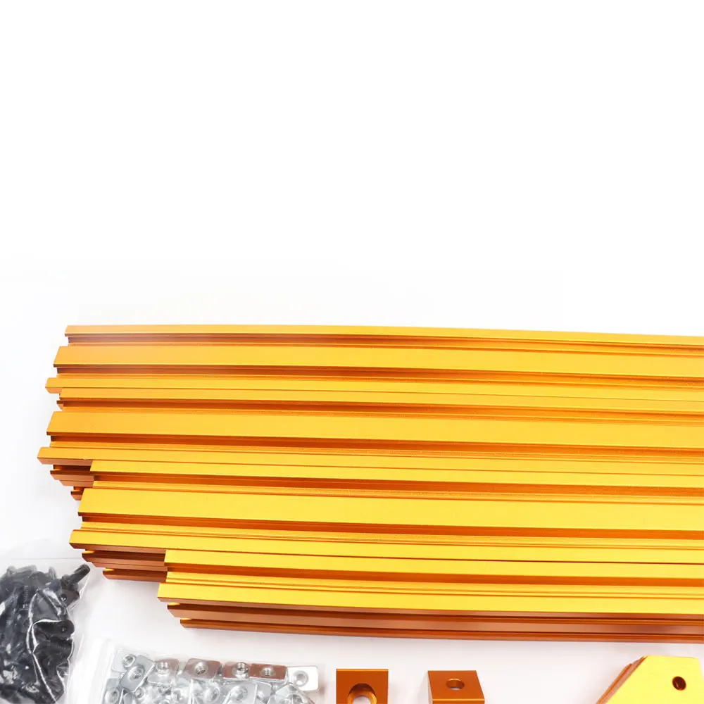 Золотой 2040 профиль красочный Prusa i3 MK3/MK3S медведь комплект prusa i3 mk2s Модернизированный mk3 алюминиевый профиль рамы 359 мм