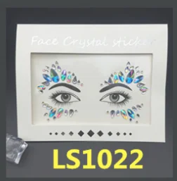 Бордовый Temporary Rhinestone Glitter Tattoo Stickers Face Jewels Gems Festival Party Makeup Body Jewels Flash Fake Temporary Tattoos - Цвет: Бордовый