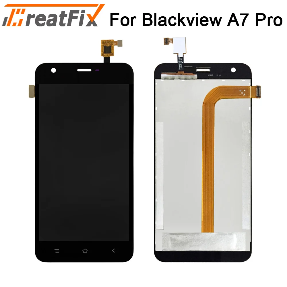 For A7 Pro Black Протестированный для BlackView A7 pro ЖК-экран Замена аксессуаров для blackview A7 A 7 - Цвет: For A7 Pro Black
