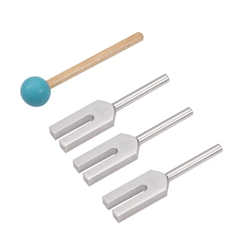

4Pcs/Set Aluminum Alloy Angel Crystal Tuning Fork 4096Hz/4160Hz/4225Hz Energy Tuning Fork