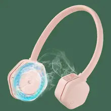 

Neck Hanging Stretching Folding Cooling No Blade Rechargeable Summer Mini Fan