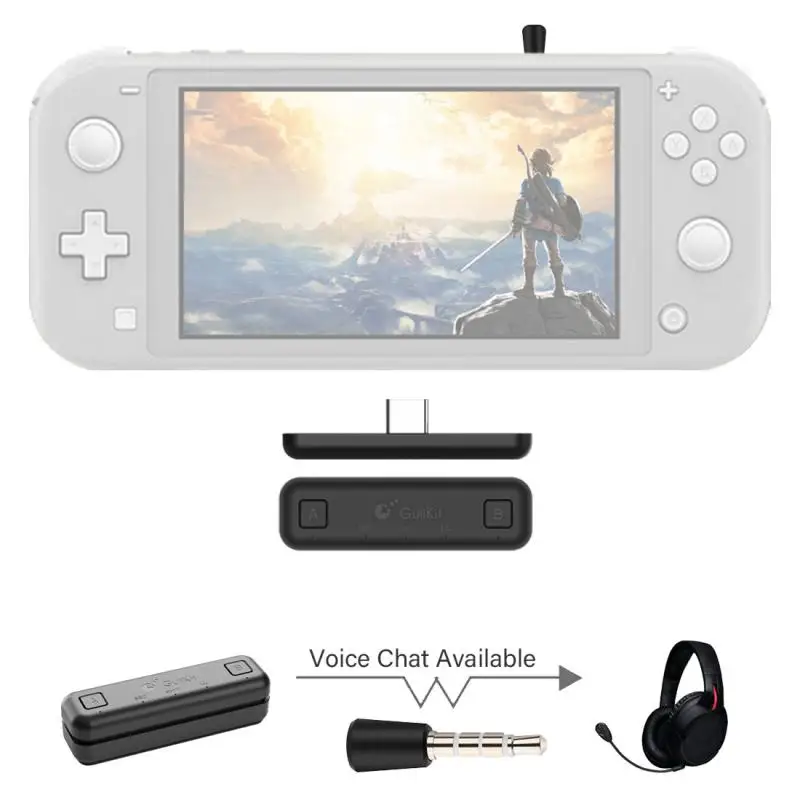 Новые переключатель Bluetooth 3 0 аудио 5 мм передатчик адаптер Для Nintendo