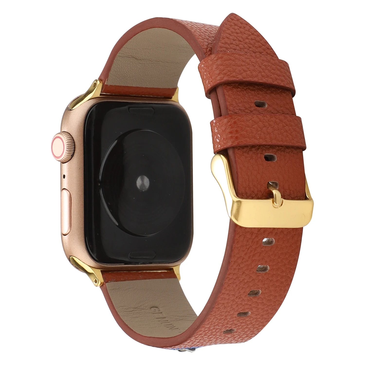 Вышивка кожаный ремешок для часов для apple watch серии 1, 2, 3, ремешок 42/38 мм браслет для наручных часов iwatch, ремешок correa apple watch 5 4 44/40 мм