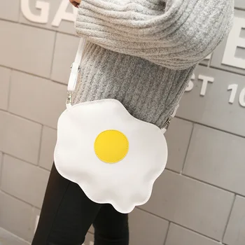 

women bag PU Flap Single Casual Solid Zipper Shoulder Bags Poached Egg Korea Originality phone bag purse