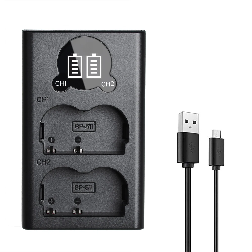 バッテリー充電器BP-511AおよびBP-511,canon eos 40d 5d 50d 20d