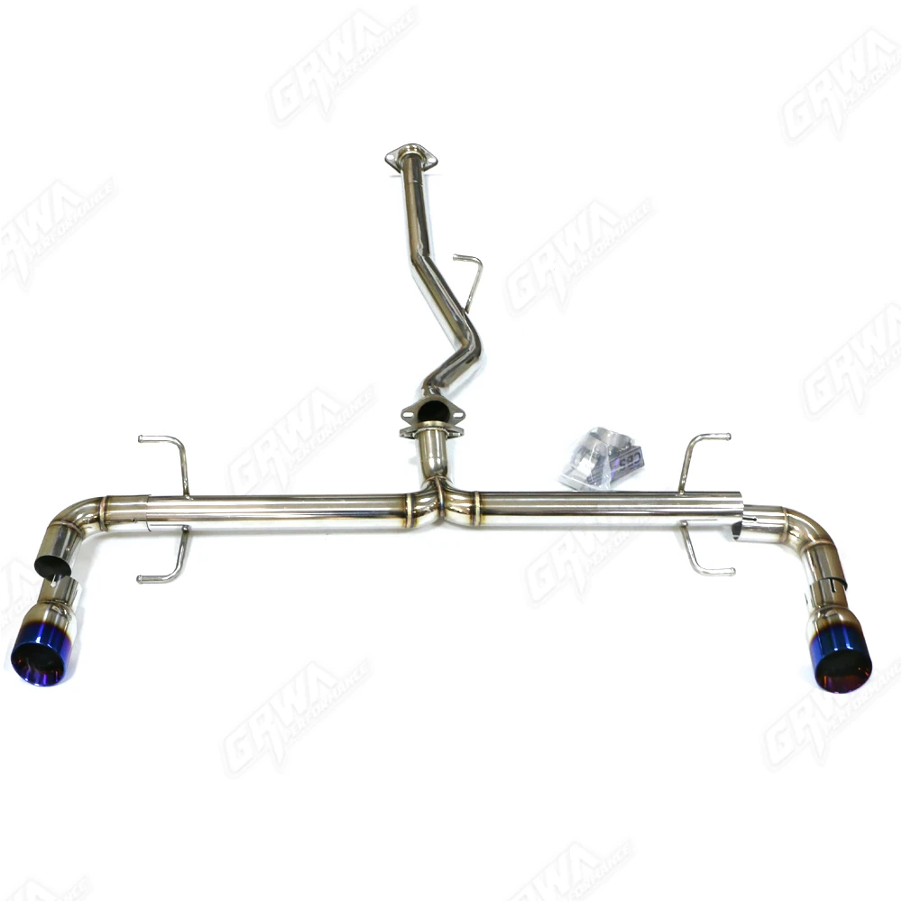 High quality parts GRWA auto exhaust system with valves for MAZDA RX8