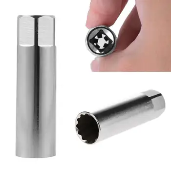 

3/8"x14mm Spark Plug Socket 12 Point Magnetic Removal Tool 3/8 inch Drive For BMW Mercedes and Mini car