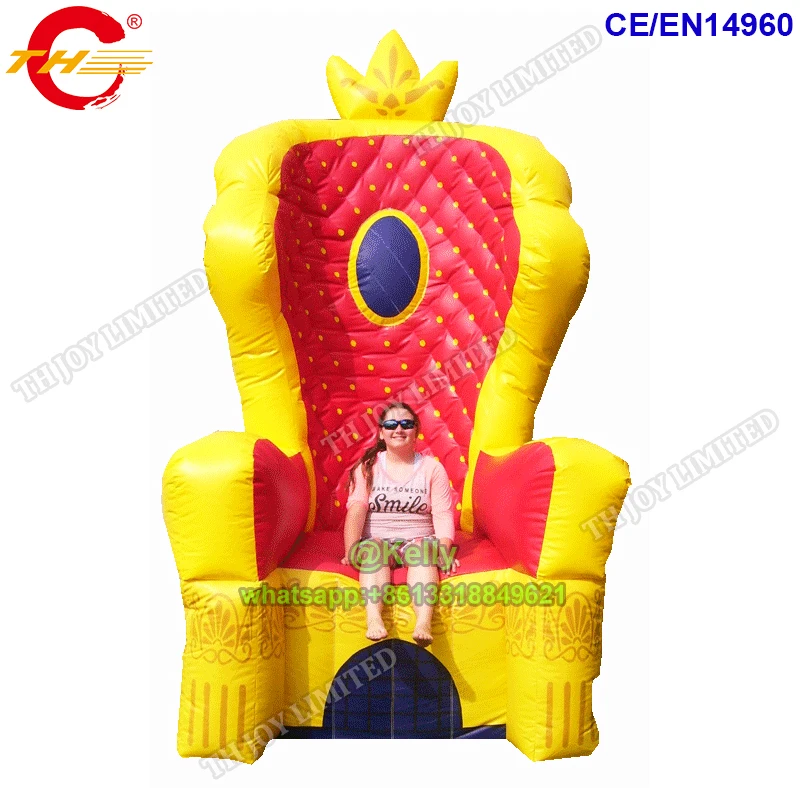 Pipeapple King Throne Inflatable Chair For Sale, Commercial Grade Pvc