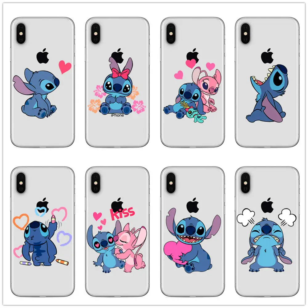 Милые чехлы для телефонов с узором из стежков для Coque iPhone X 5 5S SE 6 6S 7 7Plus 8 Plus X XR XS MAX, Прозрачная силиконовая Мягкая задняя крышка