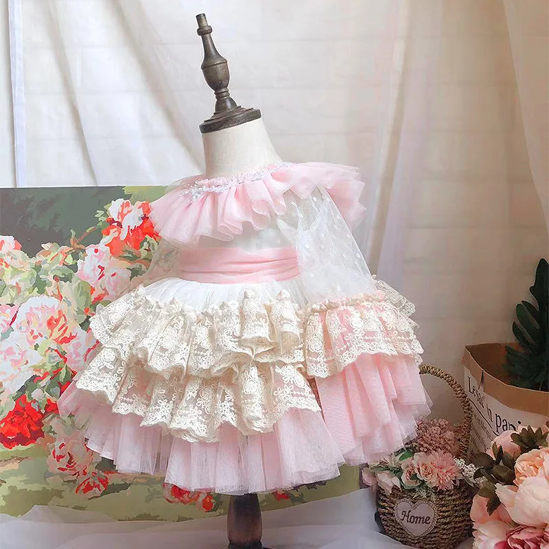 Flower Girls Kids Baby Sleeveless Princess Dress Wedding Party Pageant Dresses