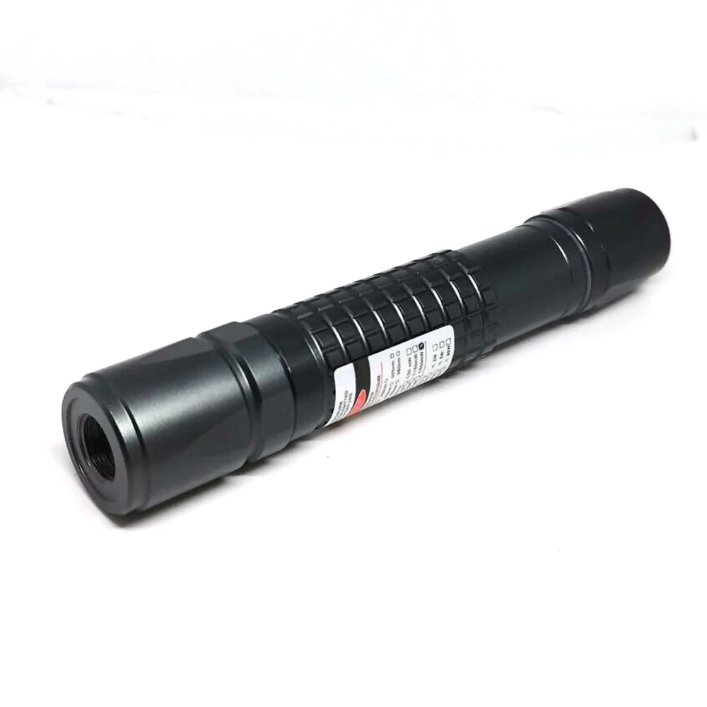 Powerful 635/638nm Focusable Waterproof Orange Red Laser Pointer Torch 638T-500 