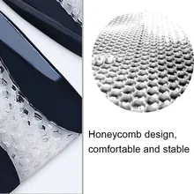 Унисекс Новые силиконовые амортизирующие амортизационные u-образные соты дизайн дышащие Вставки колодки снимает боль пятки колодки