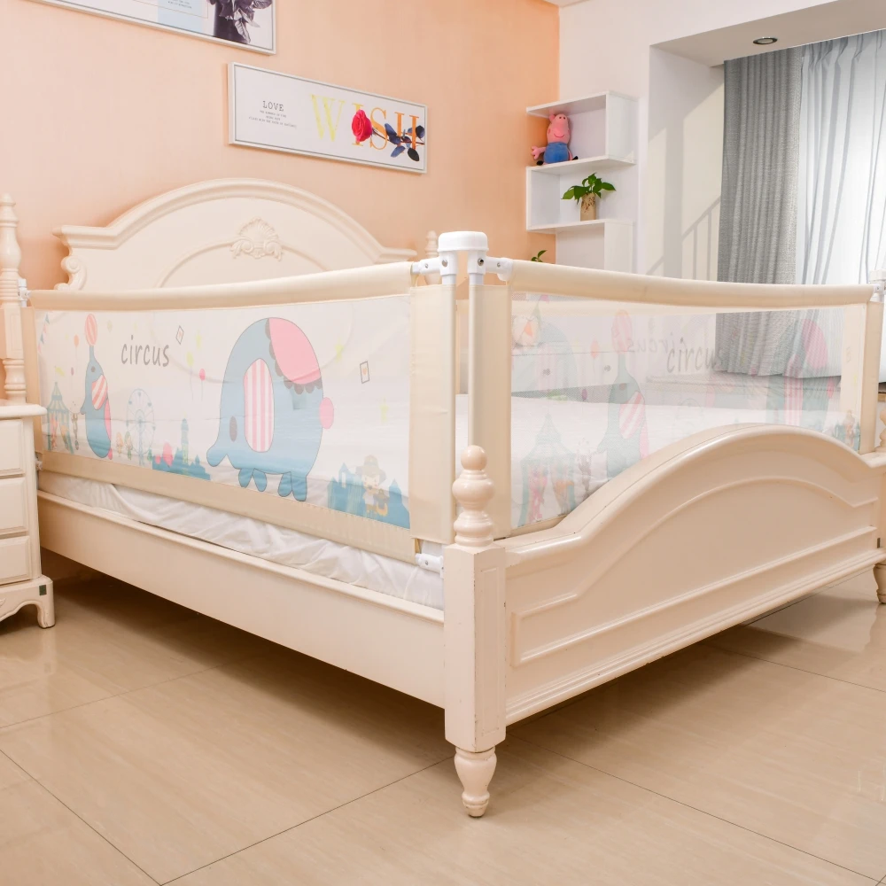 Bebé cama seguridad barrera de protección de cuna corralito de juego para cama niños corralito de juego para cama casa barandilla plegable barrera protectora
