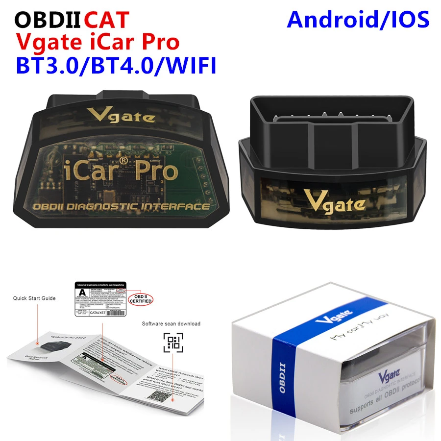 Auto matras Gering Vgate iCar Pro Bluetooth 3.0/4.0/WIFI OBD2 Scanner Android/IOS Car  Diagnostic Tool PK ELM327 V15 V2.1 iCar Pro Scanner|Code Readers & Scan  Tools| - AliExpress