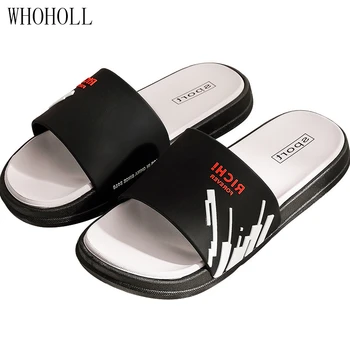 

Men's Slippers Summer Flip Flops Fashion Beach Slides Women Slides Male Indoor Home Bathroom Bath Slip Household Sandals 46 47