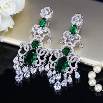

Vintage chandelier earrings for women earrings pendientes mujer moda 2019 oorbellen earings brincos earring fashion jewelry