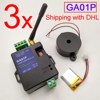 

Fast shipping with DHL New GA01P mini GSM Alarm Systems power failure alarm