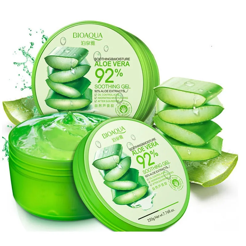 

100% Pure Natural Aloe Vera Gel Smoothing Moisture Repair Cream Eliminate Edema Sunblock Face Mask