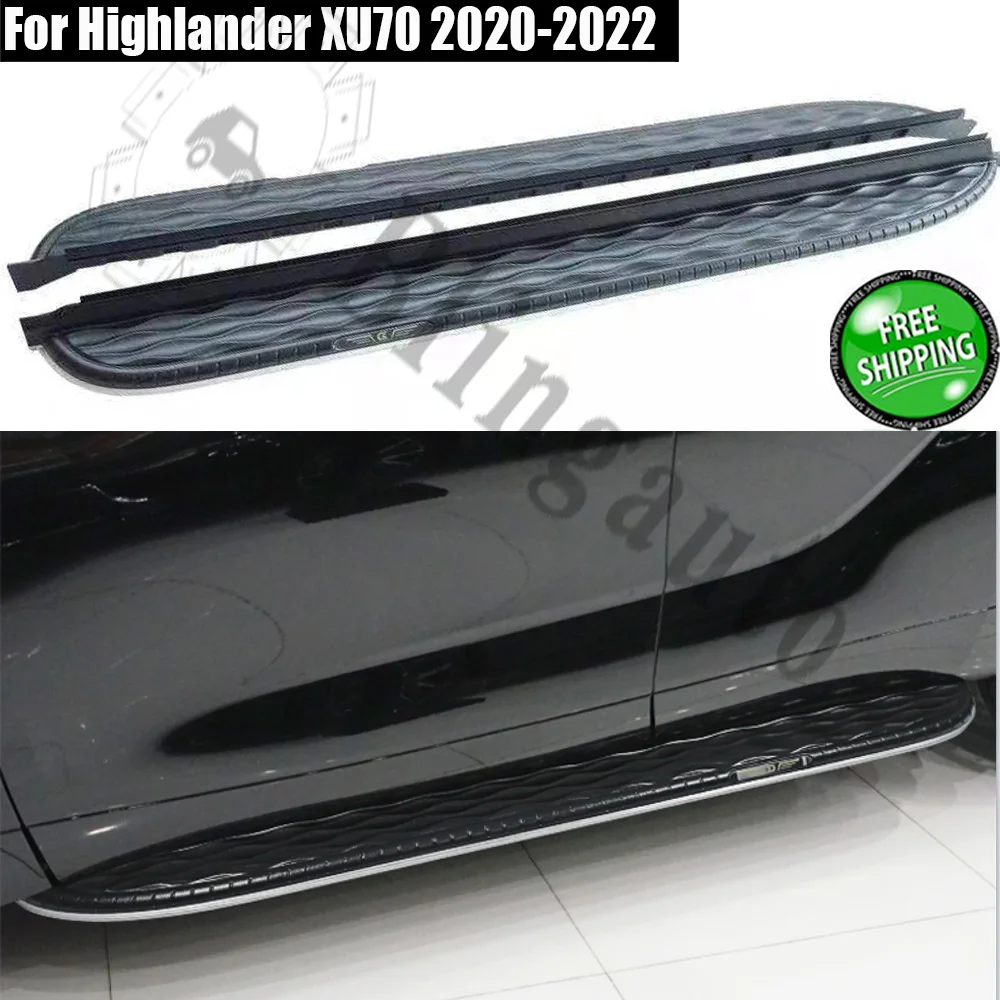 

Подножка для Toyota Highlander XU70 2020-2022, боковая подножка, платформа Nerf, боковые педали