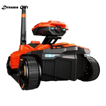 

Attop Rc Tank with Hd Camera Wifi Fpv 0.3Mp Camera App Remote Control Tank Rc Toy Phone Controlled Robot Christmas Gifts kid