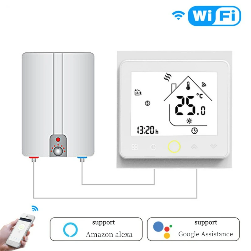 Tuya WiFi Smart Thermostats Gas Boiler Temperature Remote Controller